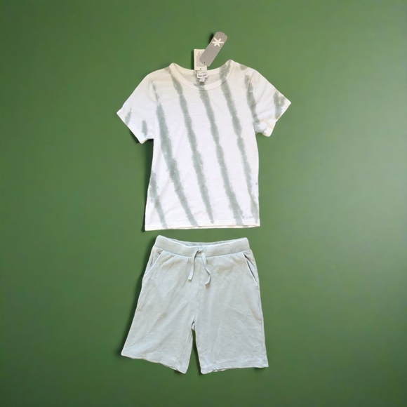 New Slpendid Toddler Boys Ocean Mist Tie Dye Short Set Size 7 - Picture 2 of 4